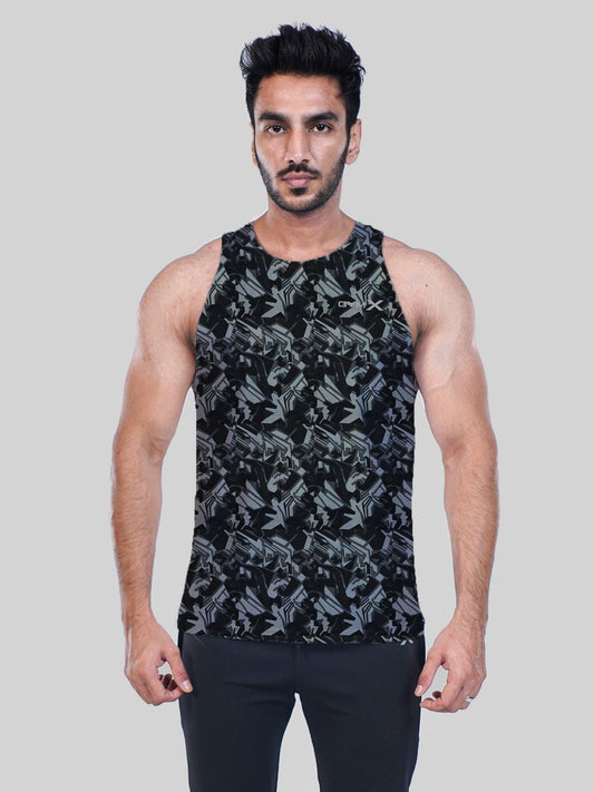 GymX Geometric Camo Tank- Sale - GymX