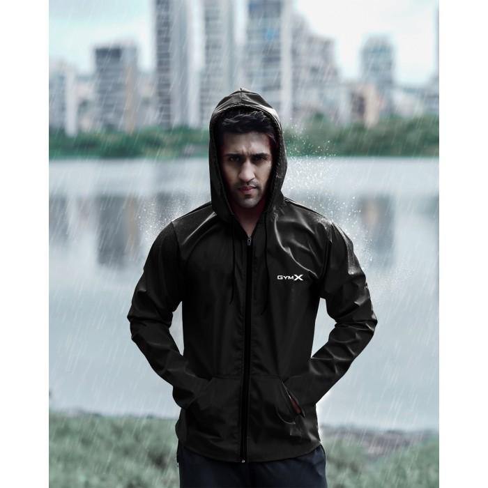 Thunder Black Waterproof Jacket (Rain Wear) - Sale - GymX