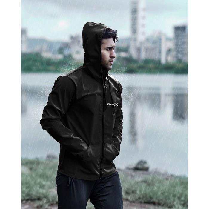 Thunder Black Waterproof Jacket (Rain Wear) - Sale - GymX