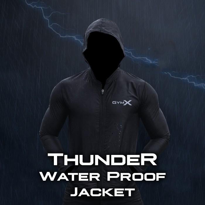 Thunder Black Waterproof Jacket (Rain Wear) - Sale - GymX