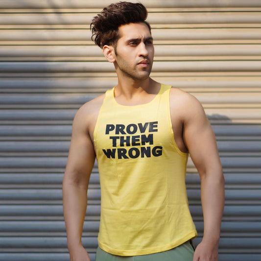 Prove Them Wrong Tank: Ferrari Yellow- Sale - GymX