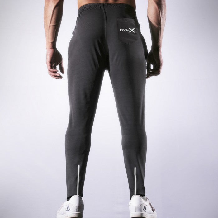GymX Zurik Carbon Grey Sweatpants (Reflective Print)- Sale